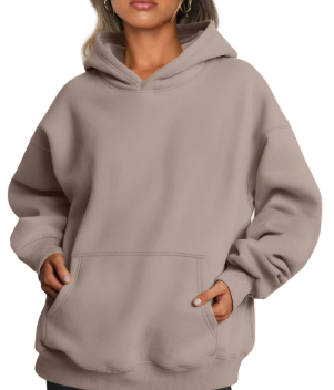 Oversize brown hoodie